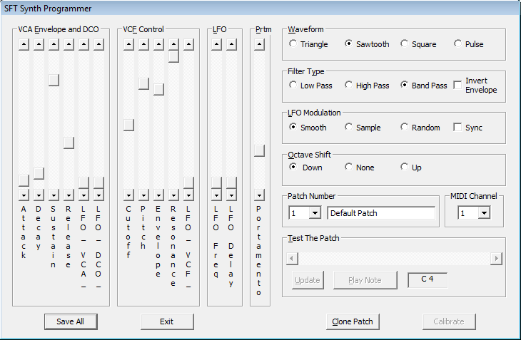 A screenshot of the programmer application
